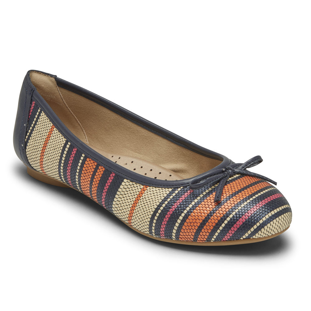 Zapatos Bajos Rockport Mujer Mexico - Reagan Bow Multicolor - QITFC6213